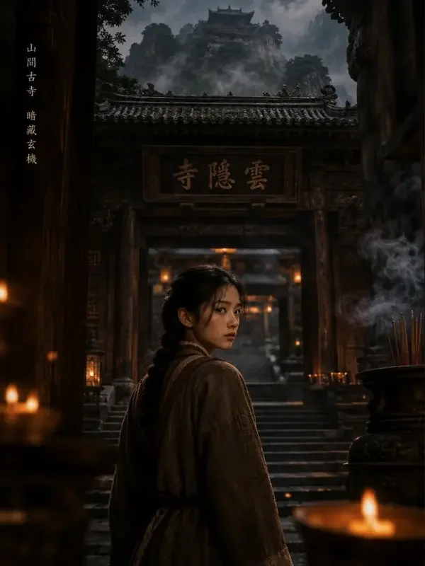 山寺有魂：灯下归人封面，悬疑题材短剧